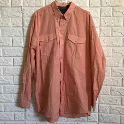 Roper gingham клетку длинным рукавом рубашка на пуговицах размер XL - Изображение 1 из 4