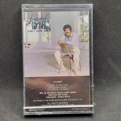 RARE SEALED Lionel Richie Can't Slow Down Cassette 1983 NOS FACTORY SEALED - Image 1 of 4