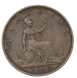 Great Britain - 1 Farthing 1860 - Victoria - Picture 1 of 2