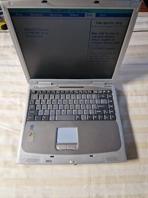 Vtg Toshiba Satellite Laptop Intel Celeron 1.5GHz 14" 254 Mb Ram Untested... - Image 1 of 4
