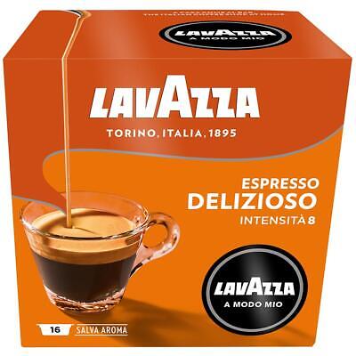 96 Pack Lavazza A Modo Mio Delizioso Coffee Capsules 6 X 16 Pack Coffee Pods Pod • 64.98$