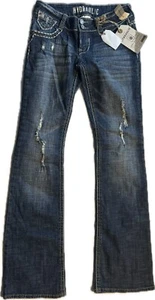 Hydraulic Bailey Sassy Super Skinny Jeans Size 1 / 2 Stretch 30 Inseam - Picture 1 of 5