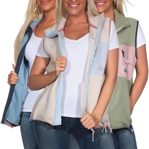 Sublevel Damen Fleeceweste Weste Damenweste Plüschweste Outdoorweste LSL-456 - Bild 1 von 15