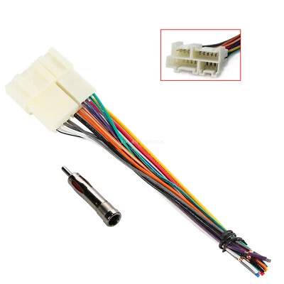 Radio Harness +Antenna Adapter Aftermarket Kit For 92-02 Buick Pontiac Cadillac - Image 1 of 4