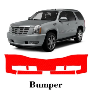 Front bumper PreCut PPF Paint Protection Film For Cadillac Escalade 2007-2014 - Picture 1 of 7