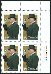 Canada sc#2024 Governor General Ramon Hnatyshyn, UR Imprint Block, Mint-NH - Picture 1 of 2