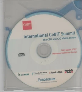 ITHistory (2007) Documento: International CeBIT Summit CEO/CIO Vision Forum CD - Foto 1 di 1