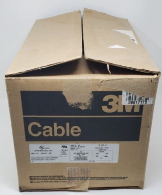 全新 - 旧库存 - 3M 3659/64 - 圆形,夹克,扁平电缆 - 100 英尺 - 30.5 米 — 第 1/3 张图片