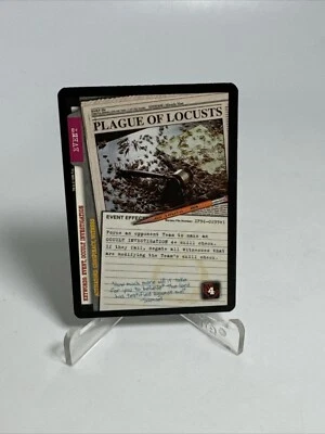 1996 X-Files CCG Premier 1st Edition FOX Trading Card Plague Of Locusts #4 LP-NM - Image 1 of 4