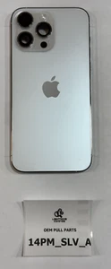 iPhone 14 Pro MAX SILVER Back Housing Replacement W Small Part OEM Grade A - Picture 1 of 6
