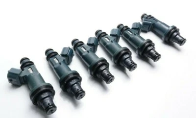 X6 550cc Lexus SC300 Genuine Denso 2JZGE 3.0L Turbo Fuel Injectors 1995-00 Model - Image 1 of 4