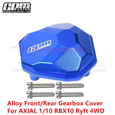 GPM Alloy Front/Rear Gearbox Cover For AXIAL 1/10 RBX10 Ryft 4WD Scale Rock US - Image 1 of 4