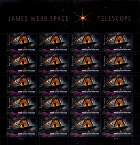 US Scott # 5720 Sheet Of 20 Stamps MNH, James Webb Space Telescope - Picture 1 of 1
