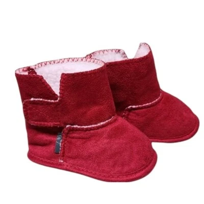 Gymboree bebé rojo gamuza como botines talla 02 Foto 1 de 4