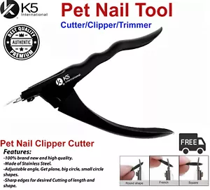 Pet Heavy Duty Nail Clipper Cutter Trimmer Cat Dog Rabbit Toe Claw Paw Care Tool - Picture 1 of 7
