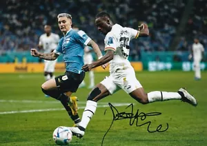 Fußball - Kamaldeen Sulemana - handsigniertes A4-Foto - Ghana - COA - Bild 1 von 1