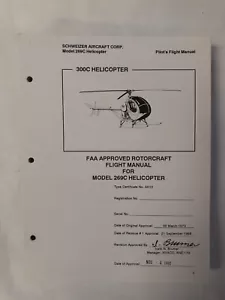 Schweizer Model 269C Helicopter FAA Approved Rotorcraft Flight Manual Original - Picture 1 of 24