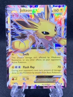 Pokémon TCG Jolteon-EX Holo Rare Card Generations 28/83 LP - Image 1 of 2