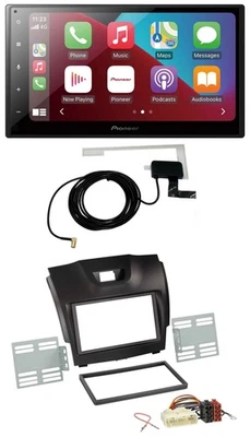 Pioneer USB Bluetooth DAB MP3 2DIN Autoradio für Isuzu D-Max ab 2012 dunkelgrau - Bild 1 von 4