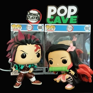 Pop Cave 2024 DEMON SLAYER: TANJIRO & NEZUKO KAMADO Huge 11" Set! Free FedExGrd! - Picture 1 of 23