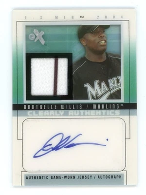 2004 Fleer E-X 清晰正品 Dontrelle Willis 布贴汽车游戏二手/7 — 第 1/2 张图片