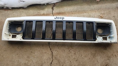 Panel de cabezal clásico deportivo Jeep Cherokee XJ 97-01 genuino OEM piedra blanco Foto 1 de 4