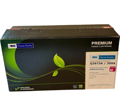 Cartucho de tóner MSE magenta Q2673A / 309A HP 3500 3550 - Caja abierta nuevo Foto 1 de 4