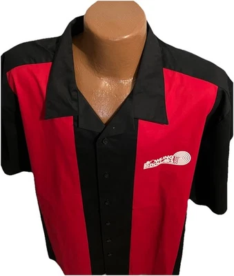 Bowling For Dollars 2025 Red Black Button Bowling Shirt Men’s Size 2X NWOT - Image 1 of 4