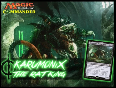 Karumonix, the Rat King MTG EDH Commander Deck! Mono Black RATs! - Image 1 of 4