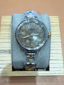 Shinola Birdy 34mm Petoskey Two Toned Stainless Steel Watch S0120306832 - Picture 1 of 1