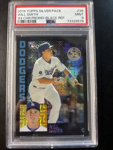 2019 Topps Silver Pack Will Smith '84 Chrome Black Refractor #39 /199 PSA 9 - Picture 1 of 3
