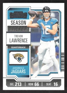 2023 Panini Contenders #48 Trevor Lawrence Season Ticket Retail - Picture 1 of 2