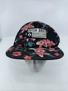 Dutch Bros Brothers Dutch Mafia Kaffee Snapback Truckermütze schwarz Blumenmuster - Bild 1 von 7