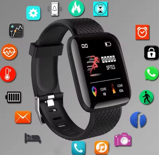 Smart Watch For Men/Women,Waterproof Sport Smartwatch Bluetooth iPhone Samsung - Image 1 of 3