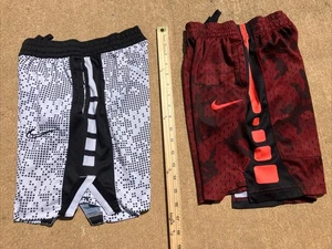 Nike Elite Basketball Shorts Athletic Dri-fit Kids Boys Size Medium Lot 2 - Picture 1 of 3