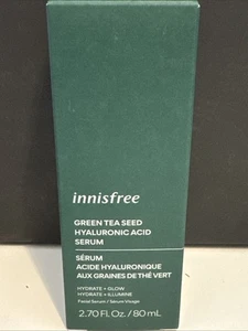 Innisfree Green Tea Hyaluronic Acid Serum 2.7oz Hydrate + Glow NEW - Picture 1 of 2