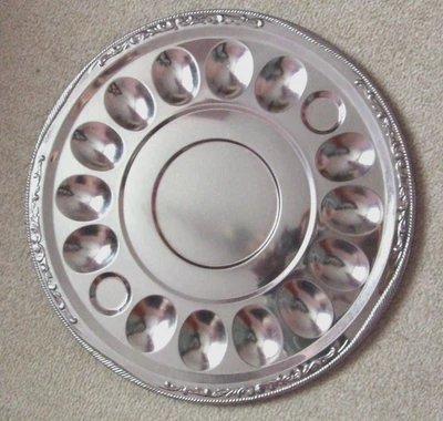 Eierpalette Eierplatte Eierteller Servierplatte Servierteller Anrichteplatte - Bild 1 von 4