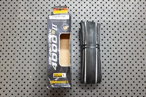BRAND NEW CONTINENTAL GP4000 SII BIKE CLINCHER TIRE - 700X25C - BLACK/SILVER - Picture 1 of 3