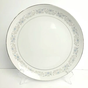 Mikasa Deborah Runde Platte Hacken Ladegerät Platte Blau Grau Silber Floral 12" 8291 - Bild 1 von 5