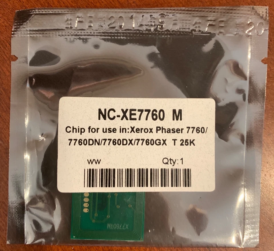 Toner Chip for Phaser 7760 Magenta (106R01160 ~106R01163) ships from US - Image 1 of 1