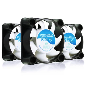 AABCOOLING SUPER SILENT FAN 4 BOÎTIERS VENTILATEUR 40mm SILENCIEUX 17,9 dB - PACK DE 3 PIECES - Photo 1/7