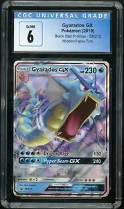 Gyarados GX (2019) Pokemon versteckte Schicksale schwarzer Star Promos volle Kunst SM212 CGC 6 - Bild 1 von 2