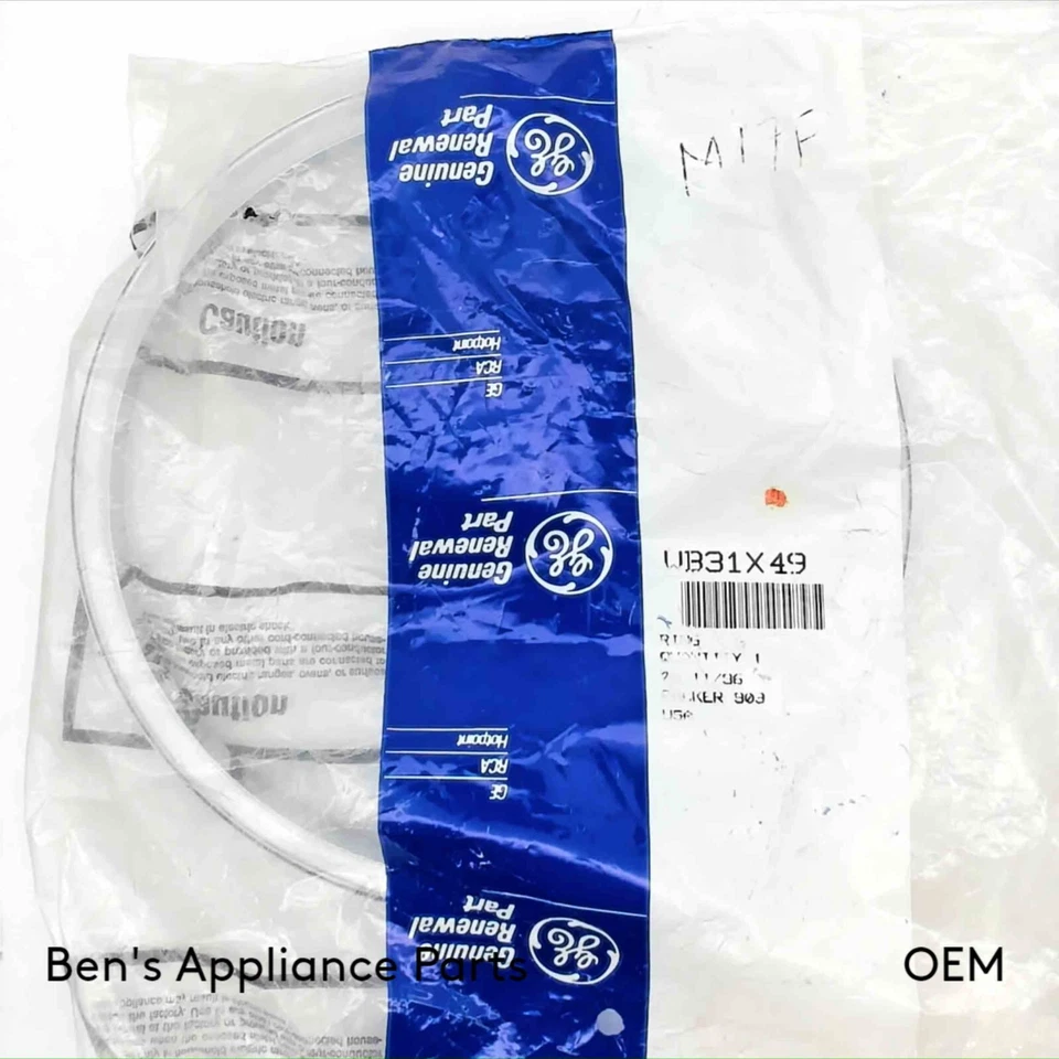 NEW OEM GE PART# WB31X49 8" RING  - Image 1 of 1