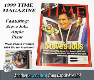 Time Magazine 1999 Oct Featuring Steve Jobs, Apple, Pixar, Trump for President! - Picture 1 of 1