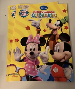2-DISNEY MICKEY MOUSE CLUBHOUSE PAINT WITH WATER By Dalmatian Press - Imagen 1 de 12