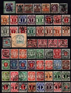 DR Deutsches Reich/German Empire: Free City of Danzig (Used) 1920/35 High CV! - Picture 1 of 4