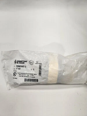 NEW FNW FNWX431J WATER SERVICE IN-LINE FORGED BRASS 1 -1/2 CHECK VALVE PRESS END - Image 1 of 3