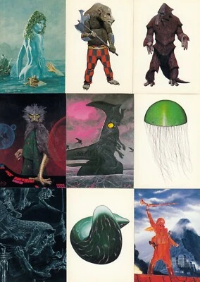 THE ALIEN WORLD OF WAYNE BARLOWE 1994 COMIC IMAGES BASE CARD SET OF 90 FA - Image 1 of 4