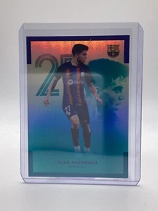 JUEGO DE EQUIPO TOPPS BARCELONA 2022/23 PARALELO ILIAS AKHOMACH 155/175 - Imagen 1 de 2
