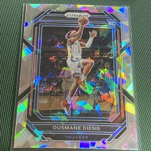Ousmane Dieng 2022-23 Prizm RC Silver Cracked Ice Prizm #224 OKC Thunder - Picture 1 of 2